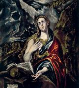 GRECO, El Penitent Magdalen Spain oil painting artist